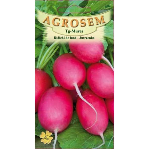 Seminte de ridichi de luna roz jutrezenka, 3 grame, Agrosem