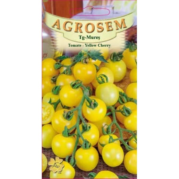 Seminte de tomate cherry galbene Yellow Cherry, 0,3 grame, Agrosem