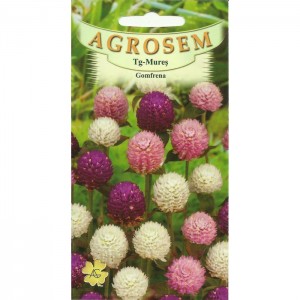 Seminte de flori gomfrena mix, 0,2 grame, Agrosem