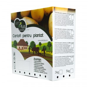 Pachet promotional Cartofi albi pentru samanta, soi Arizona, clasa A, 25 Kg + 5 Kg GRATIS 