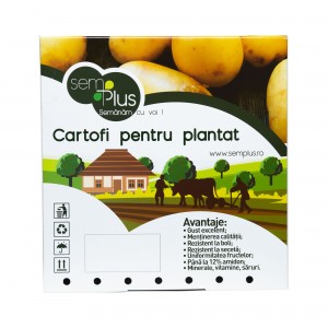 Pachet promotional Cartofi albi pentru samanta, soi Ultra, clasa A, 5 Kg, SemPlus, 25 Kg + 5 Kg GRATIS