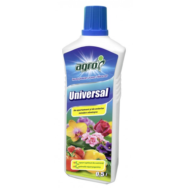 Ingrasamant lichid universal, NPK 4-2-3, 0,5 litri, Agro Cs