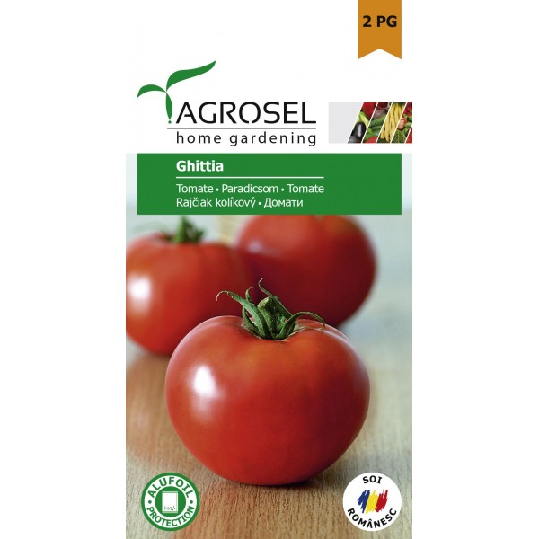 Seminte de tomate romanesti Ghittia, 1 gram, PG-2, Agrosel