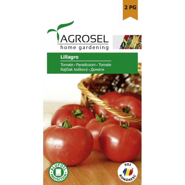 Seminte de tomate romanesti Lillagro, 0.6 grame, PG-2, Agrosel