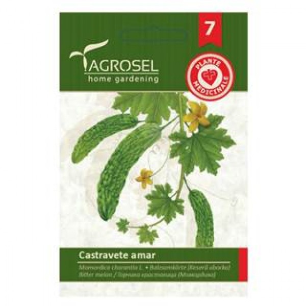 Seminte de castravete amar, 2 grame, PG-7, Agrosel