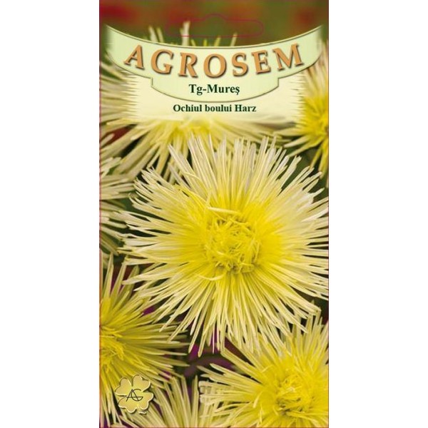 Seminte de flori, soi ochiul boului Harz galben, 0,4 grame, Agrosem