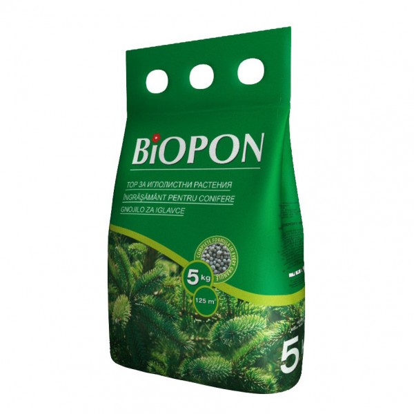 Ingrasamant granulat pentru conifere 5 kg, Biopon