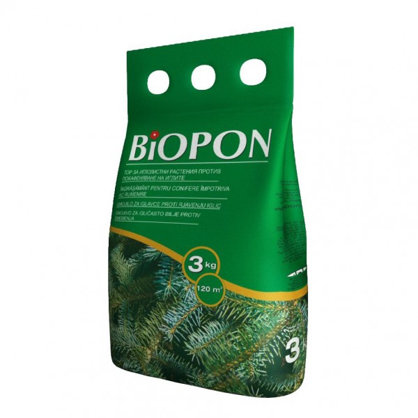 Ingrasamant granulat pentru conifere anti-ingalbenire ace, 3 kg, Biopon