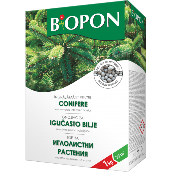 Ingrasamant granulat pentru conifere 1 kg, Biopon