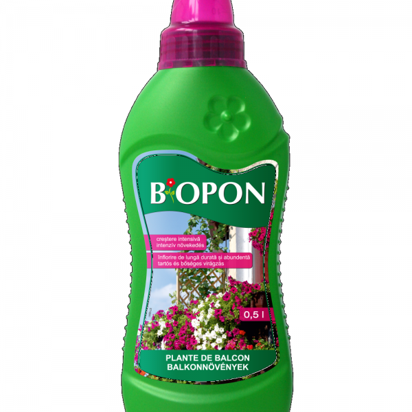 Ingrasamant lichid pentru plante cu frunze 0,5 litri, Biopon