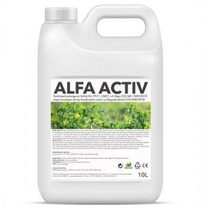 ALFA ACTIV, Fertilizant anorganic lichid special pentru culturile de lucerna și trifoi, bidon 10 liitri