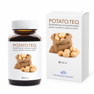 Biofortificant imunostimulator pentru cartofi in camp si in spatii inchise POTATO.TEQ (doza pentru 5000 mp - vol. 120 ml)