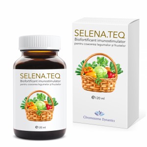 Biofortificant imunostimulator pentru coacerea legumelor si fructelor SELENA.TEQ (doza pentru 1000 mp - vol. 120 ml)