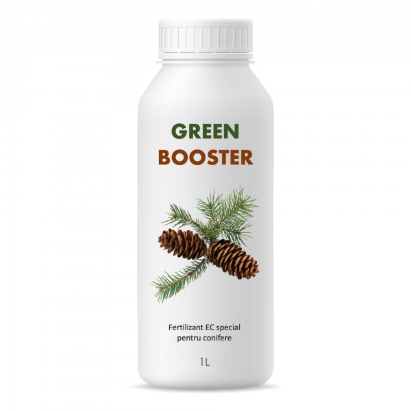 Fertilizant EC, special pentru conifere, GreenBooster, 1 litru, SemPlus