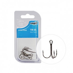 Ancora tripla Kamasaki TR-01, 3 buc/plic, marimea 1, Kamasaki