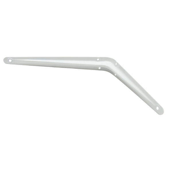 Consola metalica, culoare alb, lungime 150 mm, inaltime 125 mm, Evotools, 640018
