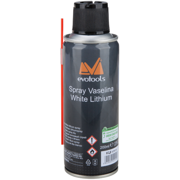 Spray vaselina white lithium, volum 200 ml, Evotools, 679136