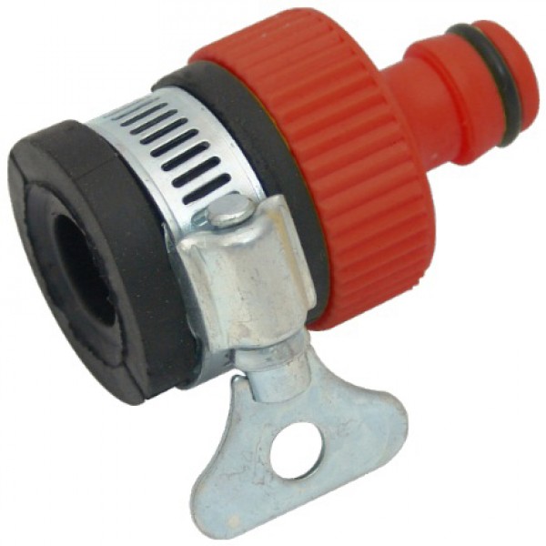 Conector adaptor pentru furtun, tip EVO, cu colier, diametru 3/4 inch, Evotools, 635327