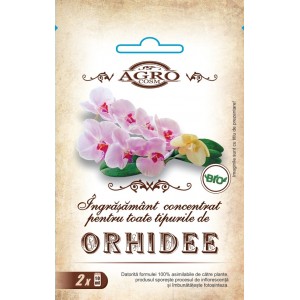 Ingrasamant concentrat bio lichid Orhidee, 2 plicuri x 10 ml