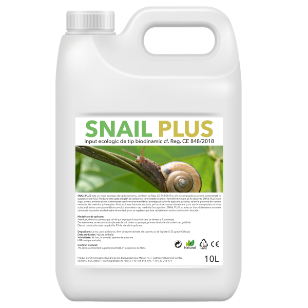 Snail Plus, protecție ecologică împotriva melcilor, soluție gata de folosit, 10 litri, SemPlus