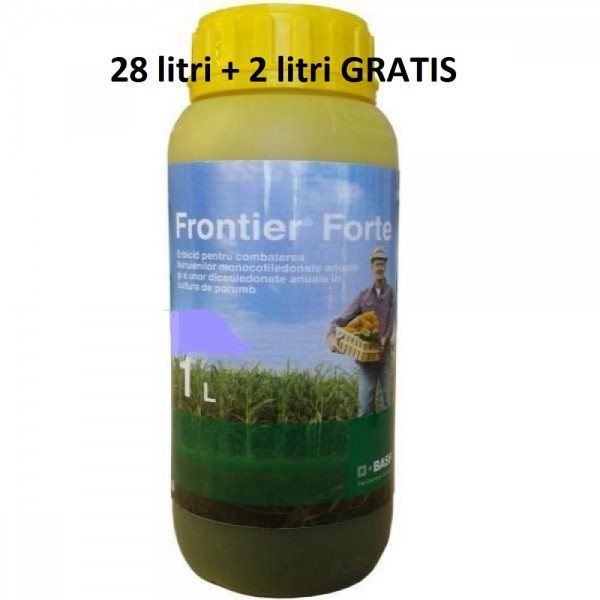 Pachet promotional Erbicid Frontier Forte, 1 litru, 28 litri + 2 litri GRATIS