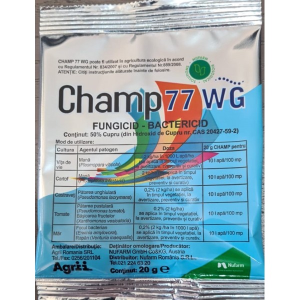 Fungicid Champ 77 WG, 20 grame, Nufarm